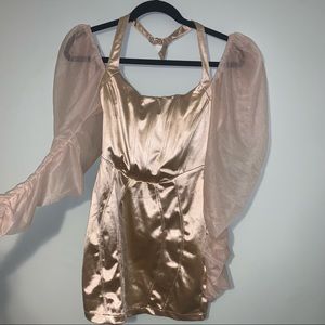 Champagne Corset Dress